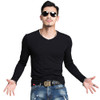 Hot 2018 New Spring Fashion Brand O-Neck Slim Fit Long Sleeve T Shirt Men Trend Casual Mens T-Shirt Korean T Shirts 4XL 5XL A005