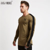 JACK CORDEE Fashion Men's T-shirt 2018 Spring Long Sleeve T shirt Men O-Neck Fitness Gyms T Shirts Cotton Tshirt Tee Shirt Homme