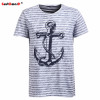 GustOmerD 2018 New Fashion Brand Clothing Men's T-shirt Ship Rivet Printing Short Sleeve T Shirt Casual Slim Fit T Shirt Men 