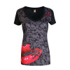 Skull Print T-Shirt Causal Women Short Sleeve V-Neck Punk Style Skull Print  T-Shirt Tee Tops S-5XL Women Clothing LJ8593R