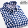New Autumn Brand Men's Plaid Shirt Male Warm Long Sleeve Shirt Plus Size Youth Office Business Casual Shirt Men