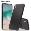QIALINO Genuine Leather Phone Case for iPhone X  Handmade Luxury Fashion Ultra Thin Back Cover for iPhoneX for 5.8 inch