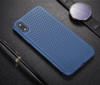 BASEUS Brand Sky Series Hard Plastic Mesh Holes Back Case For iPhone X Anti-Sweat / Anti-Skid/Anti-Dirt Cover