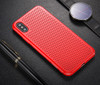 BASEUS Brand Sky Series Hard Plastic Mesh Holes Back Case For iPhone X Anti-Sweat / Anti-Skid/Anti-Dirt Cover