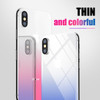 Back Protector Film For iPhone X,  High-definition 0.3mm Slim Coloring Tempered Glass Back Retral Film Back Protective Film