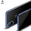 Baseus Luxury Plating phone Case For iPhone X Capinhas Ultra Thin Hard PC Back Cover color mirror Case For iPhoneX Gel Coque