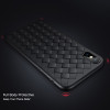 Baseus Luxury Grid Weaving Case For iPhone X Cases Ultra Thin Soft Silicone Protective Case For iPhoneX Cover Matte Coque Funda