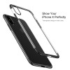 Baseus transparent Case For iphone X Cases Glitter Series Plating Hard PC Plastic Shell for iPhone X Back Cover