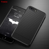 Toraise Soft TPU Case For iPhone X Case iphone 8 Carbon Fiber Thin Silicone Case for iPhone 7 8 Plus cover for iPhone 6s 6Plus