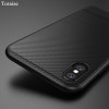 Toraise Soft TPU Case For iPhone X Case iphone 8 Carbon Fiber Thin Silicone Case for iPhone 7 8 Plus cover for iPhone 6s 6Plus