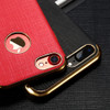FLOVEME Luxury Plating Soft Cases For iPhone 7/7 plus Gold Black Thin Back Phone Case For Apple iPhone 8 7 Cover Coque Logo Hole