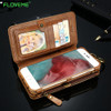 FLOVEME PU Leather Case For iPhone X 8 7 6s 6 Plus 5 5s SE Retro Wallet Cover Protective Phone Bag For iPhone 8 6 7 Plus Shells