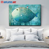 AFFLATUS Fish Nordic Poster Canvas Painting Watercolor Wall Art Posters And Prints Abstract Wall Pictures For Living Room Decor