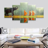 Canvas Painting Wall Art Home Decor For Living Room HD Prints 5 Pieces Poster Elephants and Monks Pictures Wooden Bar Frame Read Canvas Painting Wall Art Home Decor For Living Room HD Prints 5 Pieces Poster Elephants and Monks Pictures Wooden Bar Frame Read