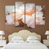 4 Pcs/Set Combined Rose Flower Paintings Modern Wall Painting Canvas Wall Art Picture Unframed H096