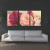 3 Panel Pictures Canvas Painting wall art  peony Flower Painting Wall Art Decorative Canvas Wall Art Modular Picture(Unframed)