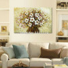 Hand Painted Colorful Flower Oil Painting Knife Paintings Modern Abstract Picture Wall Pictures For Living Room Canvas Painting