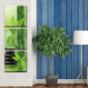 Wall Art Picture Canvas Painting prints 3 Panel Spa Stone Bamboo Home Decoration Canvas Prints Pictures For Living Room no frame
