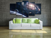 5 Pieces HD Print Painting Outer Space Planet Modular Picture Modern Decorative Bedroom Living Room Home Wall Art Decor /PT1237