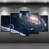 5 Pieces HD Print Painting Outer Space Planet Modular Picture Modern Decorative Bedroom Living Room Home Wall Art Decor /PT1237