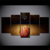 5 Piece ball print canvas Basketball sport painting Wall Pictures for living room Modular Painting Framed Home Decor CU-1758A