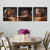Canvas Painting Wall Art Picture 3 Pcs Hot Sell Modern Wall Painting Prints Red Wine Art Picture Modern Paint on Canvas no frame