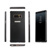 For Samsung Note 8 N950F Anti-knock Case Aluminum Metal Frame with Carbon Fiber Hard Cover Case for Samsung Galaxy Note 8 Note8