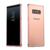For Samsung Note 8 N950F Anti-knock Case Aluminum Metal Frame with Carbon Fiber Hard Cover Case for Samsung Galaxy Note 8 Note8