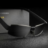 New Fashion Polarized  Metal frame Men Sun Glasses Brand Design Rectangle Eyewear with High Quality Oculos 