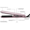 Hair Country Steam Hair Straightener Function Flat Iron Tourmaline Ceramic Vapor Professional with Infusion Straightening Irons