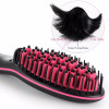 2018 New Hot TV simply straight ceramic electric degital antiscal fast brush hair straightener comb lcd smooth brush hair irons