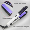 New Fast Hair Straightener Brush With Hair Iron Hair Curler Comb And Message 2 in 1 Multifunctional Styling Tool