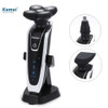 Kemei Electric Shavers 5D Floating Heads Washable Beard Body Use with Nose Trimmer Safety Professional Razor for Man KM-5886