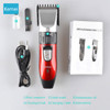 kemei hair trimmer clipper rechargeable hair cutting beard trimmer styling tools hair shaving machine electric shaver for man 4