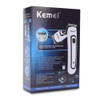 Kemei KM - 2169 EU Plug Electric Rechargeable Stainless Steel Hair Trimmer Clipper  Shaver Razor Cordless Adjustable Clipper
