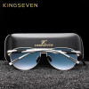 KINGSEVEN DESIGN Men Classic Polarized Sunglasses Aluminum Pilot Sun glasses UV400 Protection NF-7228