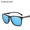KINGSEVEN DESIGN Men Polarized Square Sunglasses Fashion Male Eyewear Aviation Aluminum Legs 100% UV Protection N7536