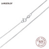 LARGERLOF Snake necklace 925 Silver necklaces &amp; pendants Fashion Women Chains Necklaces XL18001 