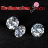 Jemmin Crystal Earrings 925 Sterling Silver Knot Flower Stud Earrings for Women Brincos Bijoux Wedding Jewelry