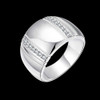 Jemmin 925 Sterling Silver Woman/ Man Lover's Ring CZ Crystal Wedding Engagement Wholesale Fashion Finger Rings Jewelry