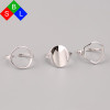 Red Trees Fashion Simple Geometric Shape Adjustable Size Ring 925 Silver Rings Women Real Fine Jewelry Wholesale