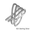 925 Sterling Silver Rings European Style Jewelry Cosmic Lines Ring For Women Original Fashion Charms CKK