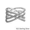 925 Sterling Silver Rings European Style Jewelry Cosmic Lines Ring For Women Original Fashion Charms CKK