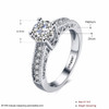 KJ-PR822-C, fashion ring with AAA clean cz with RH plated, brighten ring,lovely for Lady, Best for gift, Christmas, party 