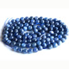 Discount Wholesale Natural Genuine Blue Kyanite Round Loose Stone Beads 3-18mm Fit Jewelry DIY Necklaces or Bracelets 15" 03802