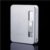 New 1pcs Focus 10 automatic Cigarette cases with USB charging lighter and lighter cigarette box With gift Box YH022