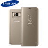 Samsung Original S8 S8 Plus Clear View Standing Cover Smart  Screen Protect Flip Case G950 G955 Shell Shockproof
