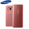 Samsung Original S8 S8 Plus Clear View Standing Cover Smart  Screen Protect Flip Case G950 G955 Shell Shockproof