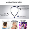 AMSUNG Level U In-Ear Earphone Wireless Bluetooth headsets Collar Noise Cancelling Support A2DP,HSP,HFP for Glaxy 8 S8plus