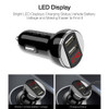 RAXFLY Dual USB Car Charger For Samsung Xiaomi Phone Chargers 5V/2.4A Smart Digital Car-charger For iPhone iPad Universal Charge